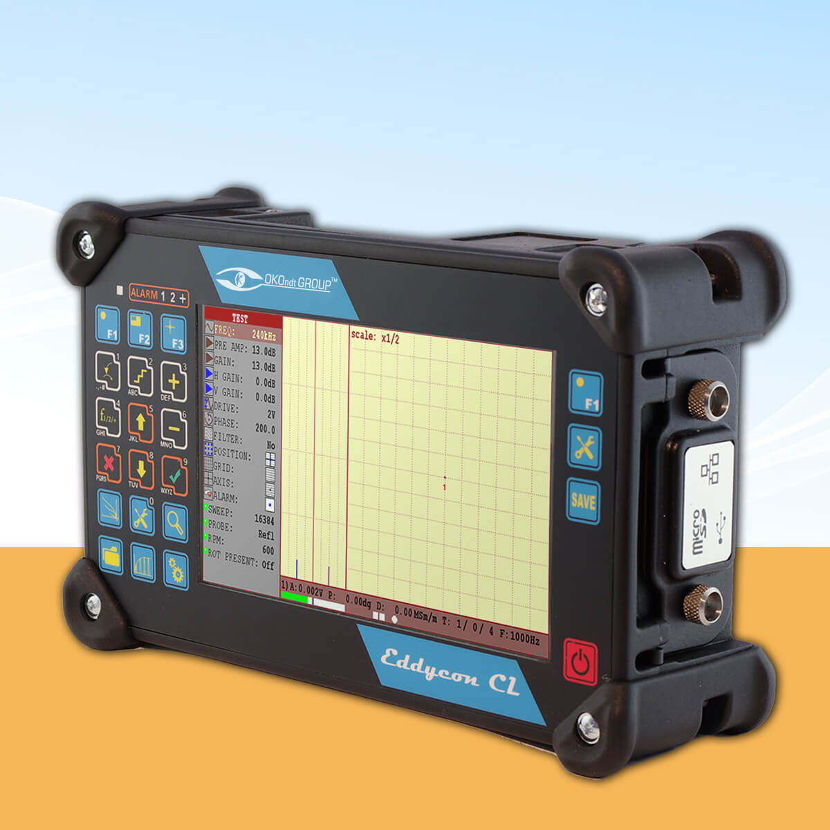 Eddy current flaw detector Eddycon CL